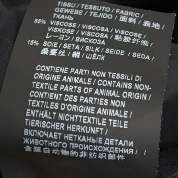 Saint Laurent Men’s Paris Black Velvet Trousers Size 29 - Picture 7 of 9